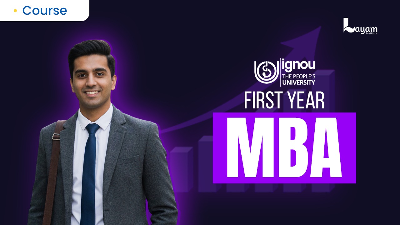 IGNOU MBA FIRST YEAR